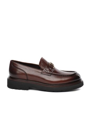 Greyder 64739 Brown Alcohol Genuine Leather Men's Loafer Shoes