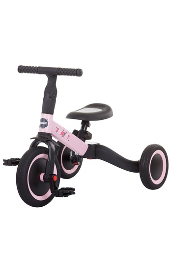 Chipolino Smarty 2 in 1 Children's Tricycle and Bicycle Pink
