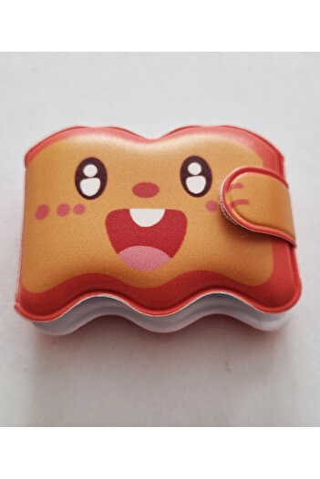Modellino Mini Fluffy Colorful Velcro Notepad Capibala Labubu Cute Expression 6X6Cm - Color Options Available