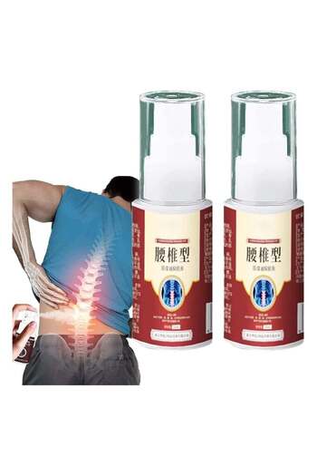 RedMapleTEK Pack of 2 Cold Gel Spray for Lumbar Spine