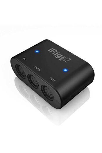 IK Multimedia واجهة MIDI 2 العالمية iRig لأجهزة iPhone وiPod Touch وiPad وMac والكمبيوتر الشخصي