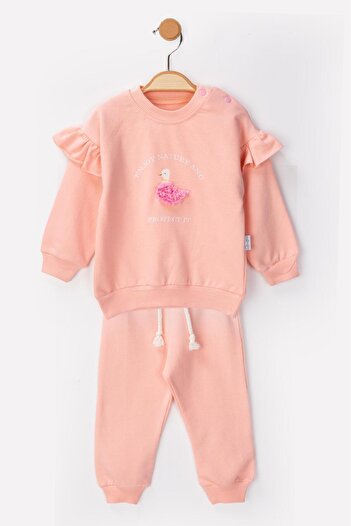 baby flamindo Lasse Embroidered 2-Thread Baby Girl Set
