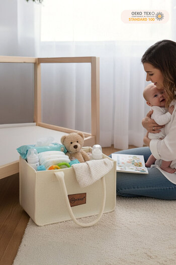 mordesign Portable Felt Bag |   Newborn Diaper Bag, Women's Bag, Home & Travel Organizer