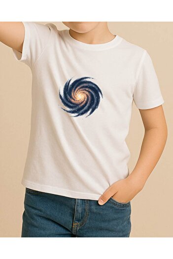 TREND YANKI Unisex Children's T-Shirt (Milky Way)