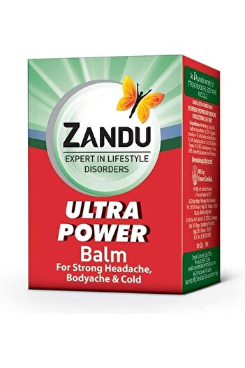 Zandu Emami Limited Balm Ultra Power Ayurvedic Remedy for Strong Headache, Body Ache, Cold (8ml)