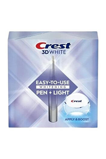 CREST Kit Teeth Whitening, Crest, 3D White, Easy‑to‑Use Pen & Light