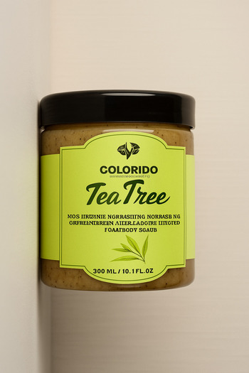 Colorido Kozmetik Colorido Green Tea Body Scrub Nourishing Purifying Moisturizing Body Peeling 300 ml