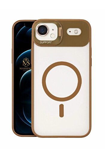 Massemr Apple iPhone 17 Air Premium Case with Camera Lens Protector Gift Magsafe Stand – Magnetic and Stylish