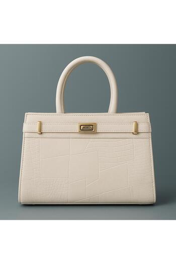 Generic Stylish Ladies Handbag – Gold Buckle, PU Leather