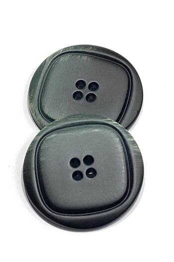 karantuhafiye Giant Size Button / Coat Cardigan Button / Large Size / Set of 2 / 5 cm / Petrol Blue