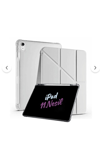 Fuchsia iPad A16 11Th Generation Nesil A16 2025 Compatible Tri-Folding Tablet Case + Palm-Rejection Tablet Pen