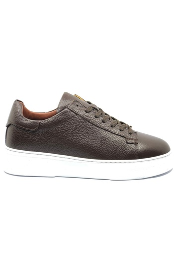 Kocamanlar Ayakkabı Kocamanlar 777 Men's Leather Sneaker Shoes Brown