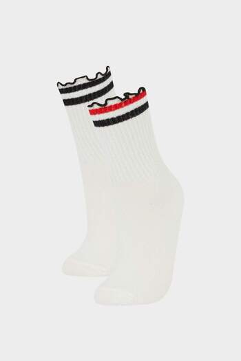 DeFacto Girl's 2-Pack Cotton Long Socks F7213A8Ns