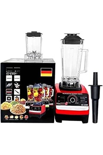 Generic Commercial Grade 4500W Blender Silver Crust 2-in-1 Juicer Mixer Multifunctional Smoothie Maker Grind