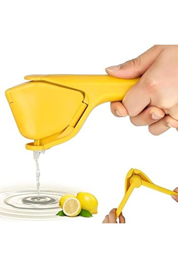 Generic Lemon Squeezer, Effortless Manual Flat Lime Juicer Squeezer, Hand Citrus Press, Folds Design For Sav