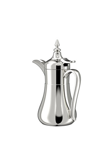SQUALO Silver Steel Coffee Pot - 0.35L