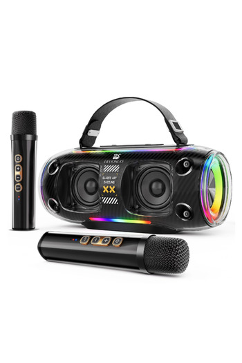 Bluetooth Karaoke speaker with 2 speakers