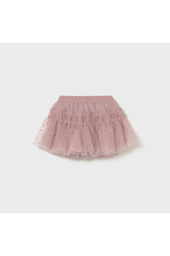 MAYORAL Baby Girl Glitter Layered Tulle Tutu Skirt Powder L26K2901