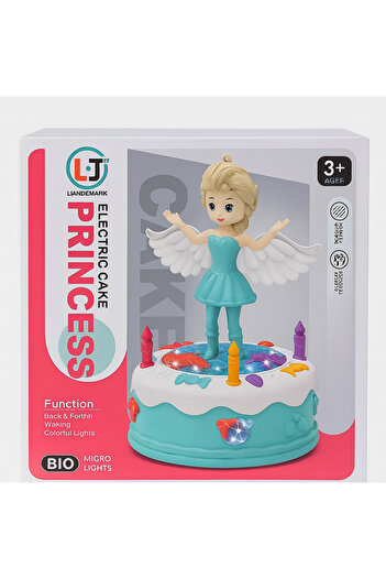 TSUMAB Princess Angel Doll with Music & Rotating Base – Battery Operated Toy