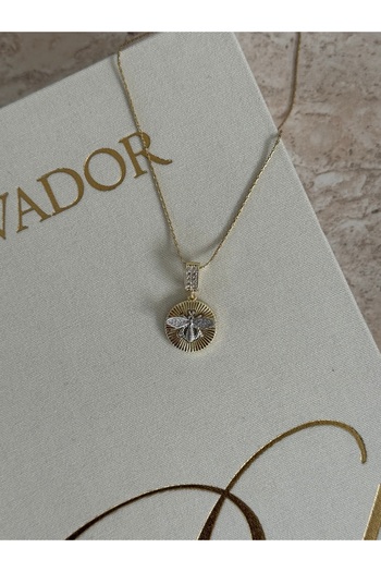 LUXSTONE Bee Model Gold Necklace
