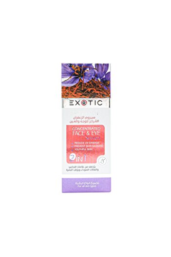 Exotic Exotic Saffron 2-in-1 Concentrated Serum for Face and Eyes 30ml