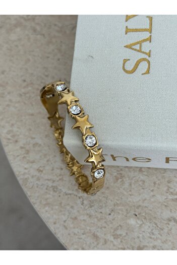 LUXSTONE Star Stone Gold Handcuffs