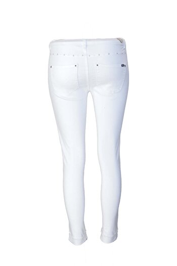 ONLY Blugi Kennedy Super Skinny Albi - L, Alb, Bumbac 97% Spandex 3%