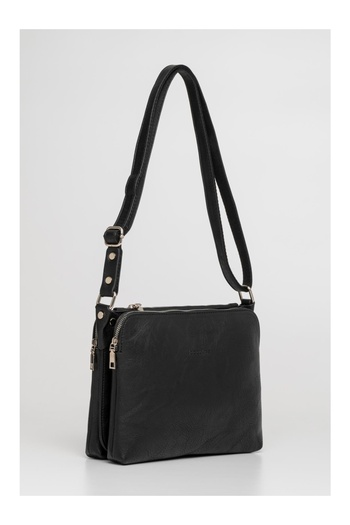 Jacquline Black Women's Crossbody Bag Im332-7
