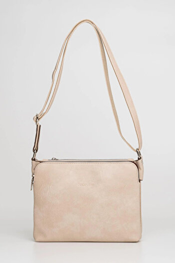 Jacquline Beige Women's Crossbody Bag Im332-7