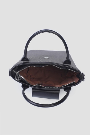 Jacquline Black Women's Hand and Shoulder Bag Im586