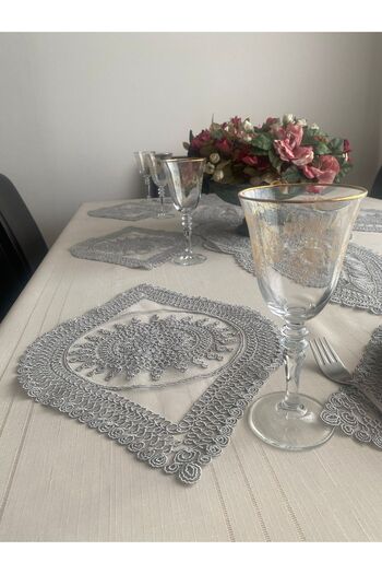 Lavanderi 5-Piece Supla&Runner Set Dining&Coffee Table 4 Suplas 1 Runner