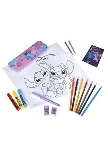 Lilo & Stitch Set School with Stitch Model - 25 Accessories
