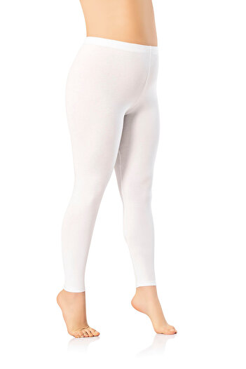Soweto Women's Combed Cotton High Waist Long Casual Leggings