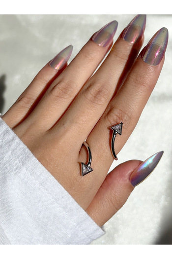 Eylülün Takısı Women's Silver Color Arrow Ring