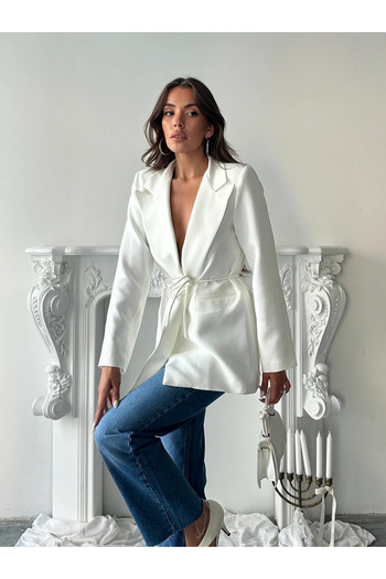 Bak'ap Premium Blazer Jacket με επένδυση και λεπτομέρεια με κορδόνια