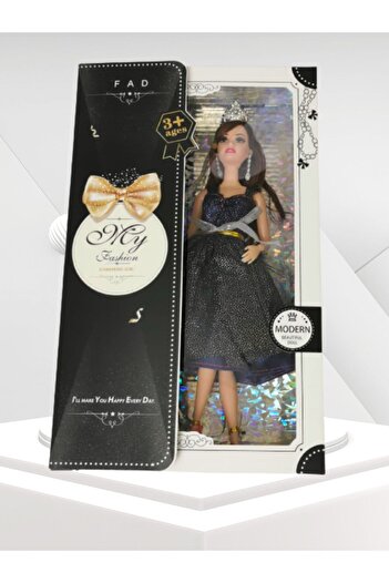 TSUMAB Fashion Doll with Elegant Sparkle Dress – Modern Beautiful Doll for Kids (3+ Years)