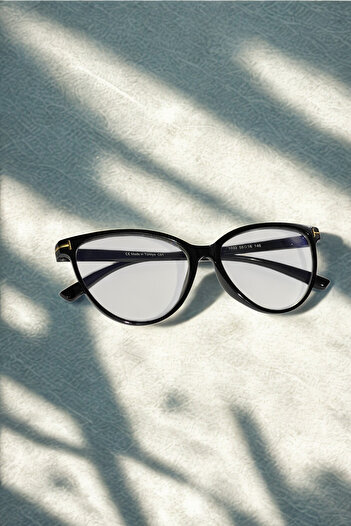 MAROVOAY Uv400 Cat Eye Blue Light Protection Optical Compatible Blue Block Black Computer Screen Glasses