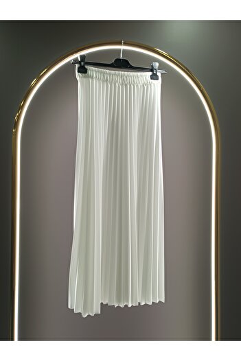 tesettürgiyim Women's Leather Look Skirt