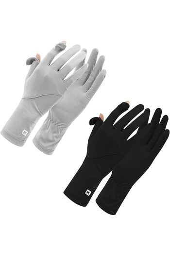 Hope Driving Gloves Women Sun UV Protection，Breathable Non Slip Full Finger Cycling Gloves for Outdoor