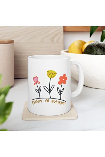 BASKIBAZAR Since 2020 Rest and Fade Away Printed Motivation - Birthday Gift - Gift Porcelain Mug Cup