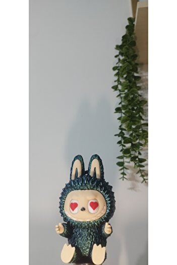 KLC Tasarım Sitting Labubu Moving Eyes |   Large Size (13.7 cm) |   3 Colors at the Same Time |   3D Printing