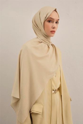 Armine Logo Border Cotton Silk Shawl 1 64