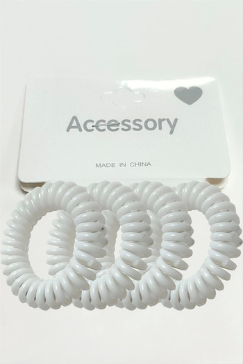 thebestnzm 4 Pieces Colorful Pasta Rubber Buckle 4.5 cm