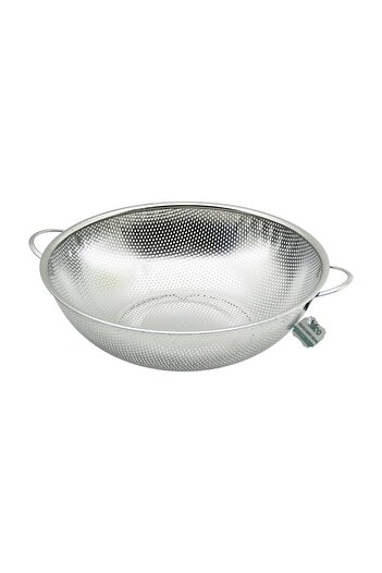thebestnzm 31cm Metal Handled Steel Basket Strainer with Fine Wire Legs (3936)