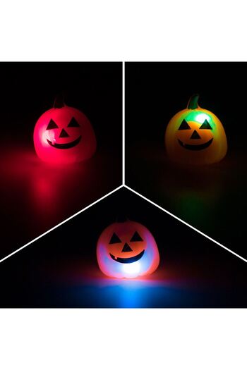 OEM Silicone Ring for Kids with Halloween Pumpkin Lights