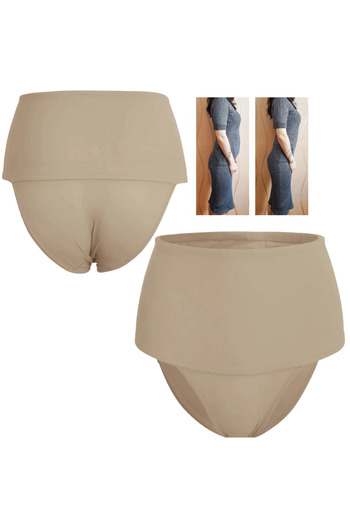 Fstyle A women's belt designed to double tighten the lower abdomen area and after childbirth to tighten the abdominal muscles.