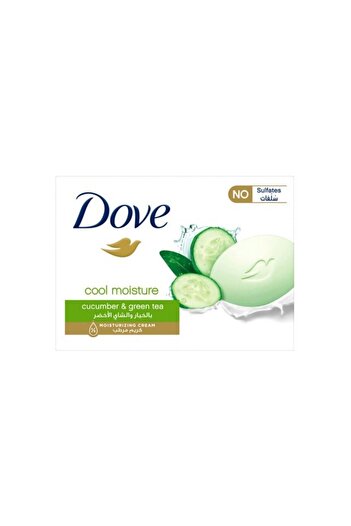 Dove Cool Moisture Cucumber & Green Tea Scent Moisturising Beauty Cream Soap Bar 160 g