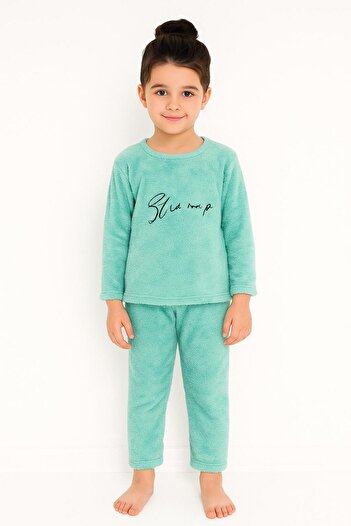 FAMES PİJAMA Winter Plush Children's Suit