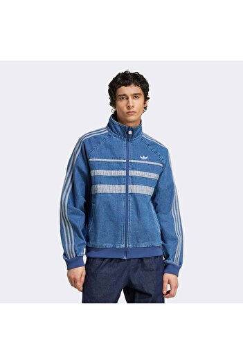 adidas Adicolor Men's Blue Jean Jacket (Jx6457)