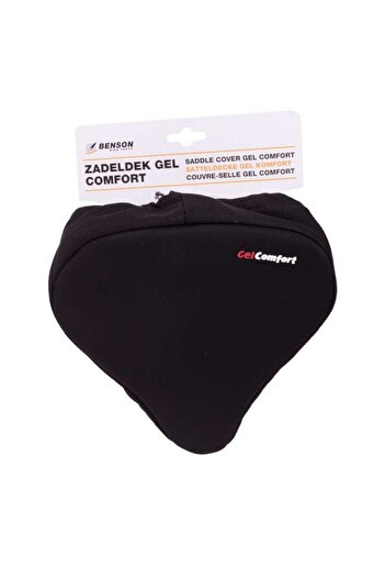 Benson Comfort Gel bicycle saddle cover, black color